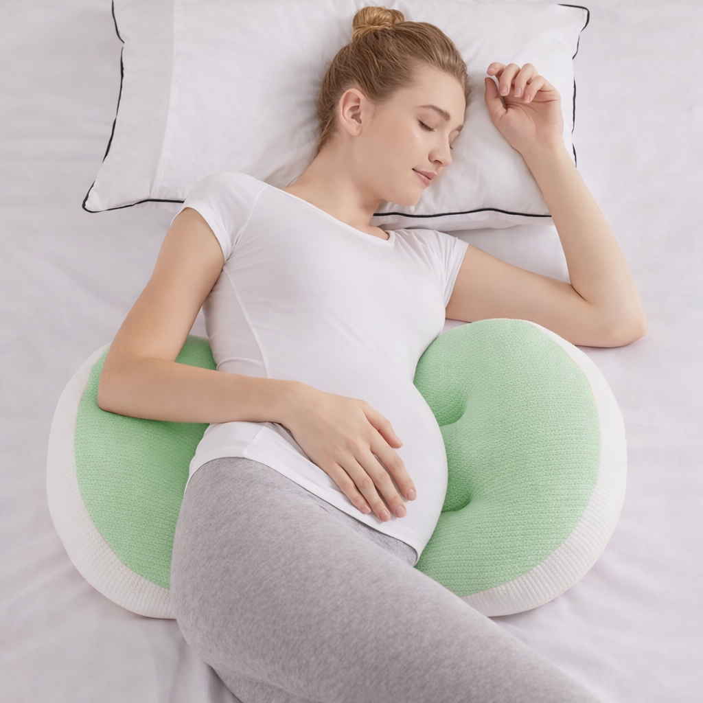 Side-Sleeping Pregnancy Support Pillow