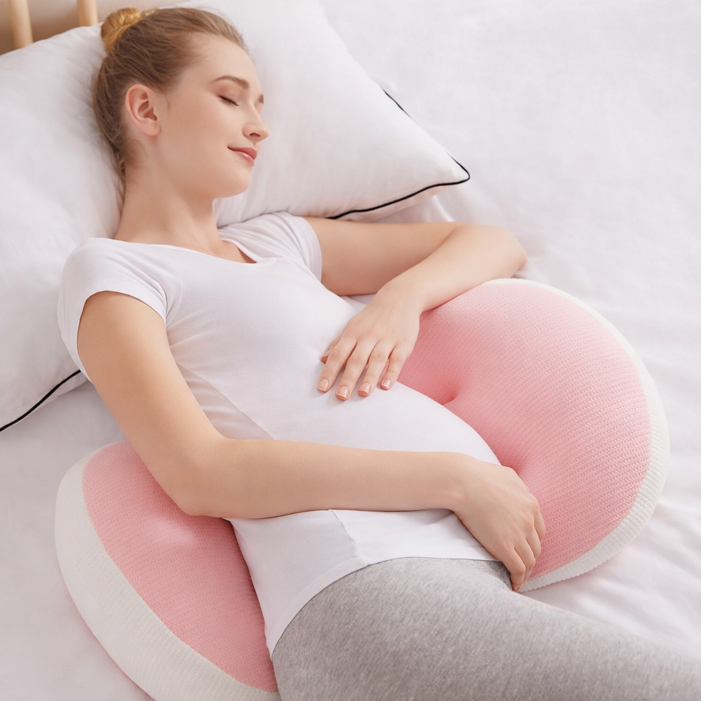 Side-Sleeping Pregnancy Support Pillow