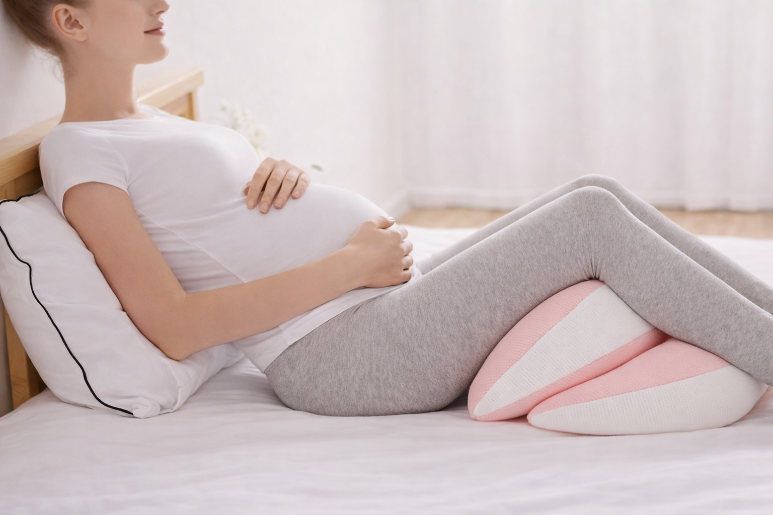 Side-Sleeping Pregnancy Support Pillow