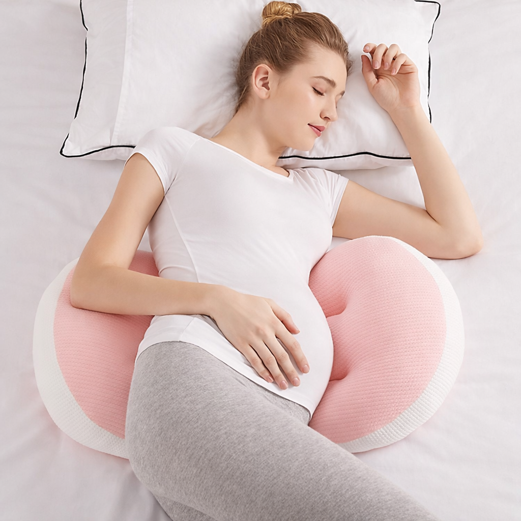 Side-Sleeping Pregnancy Support Pillow